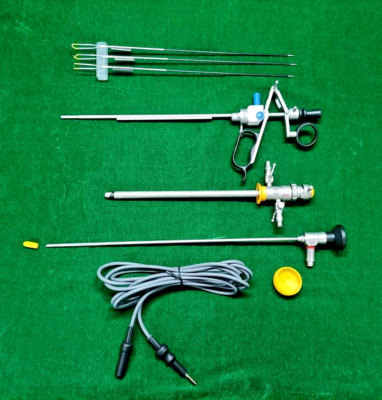 Hysteroscopy Working Element Monopolar Active 26FR Set with 4mm 30deg Cystoscope