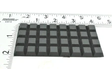 1/4" Tall Small Rubber Feet  3M Adhesive Backing  3/8" Square  50 Per Package