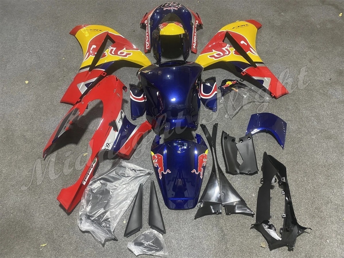 2008-2011 Honda CBR1000RR ABS Fairing Kit Blue Yellow Redbull