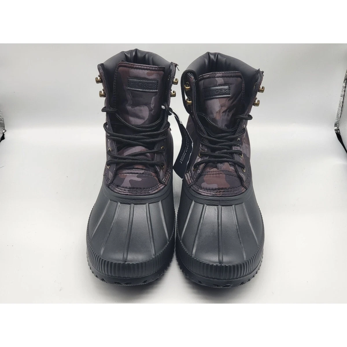 Tommy hilfiger top camo boots