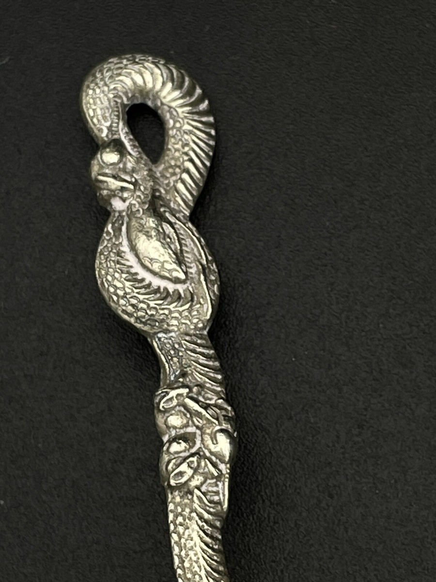 Antique Imperial Russian Sterling Silver 84 Nagasaki Snake Floral