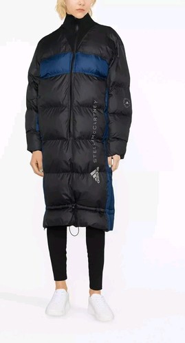 ADIDAS X STELLA MCCARTNEY STYLISH WOMENS BLACK MULTIPOCKET JACKET COAT RRP £400 - Picture 10 of 23