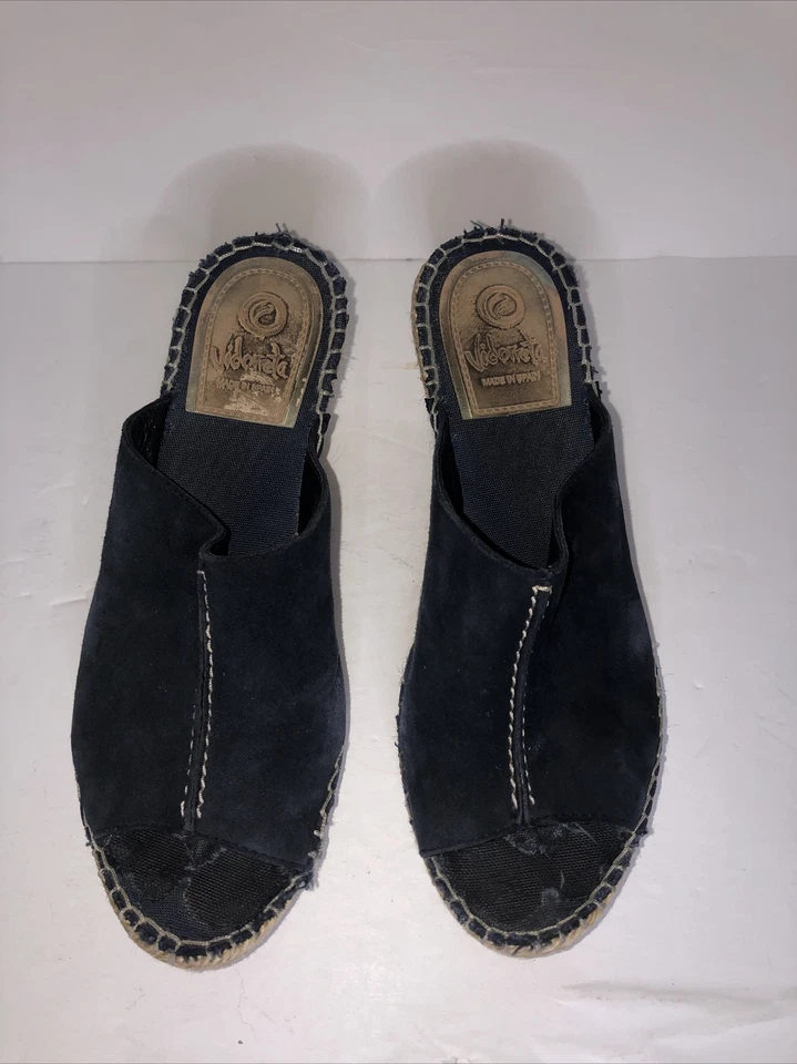 Vidorreta Mujer Gamuza Espardrille Cuñas Hechas en España Talla 38 Foto 2 de 4