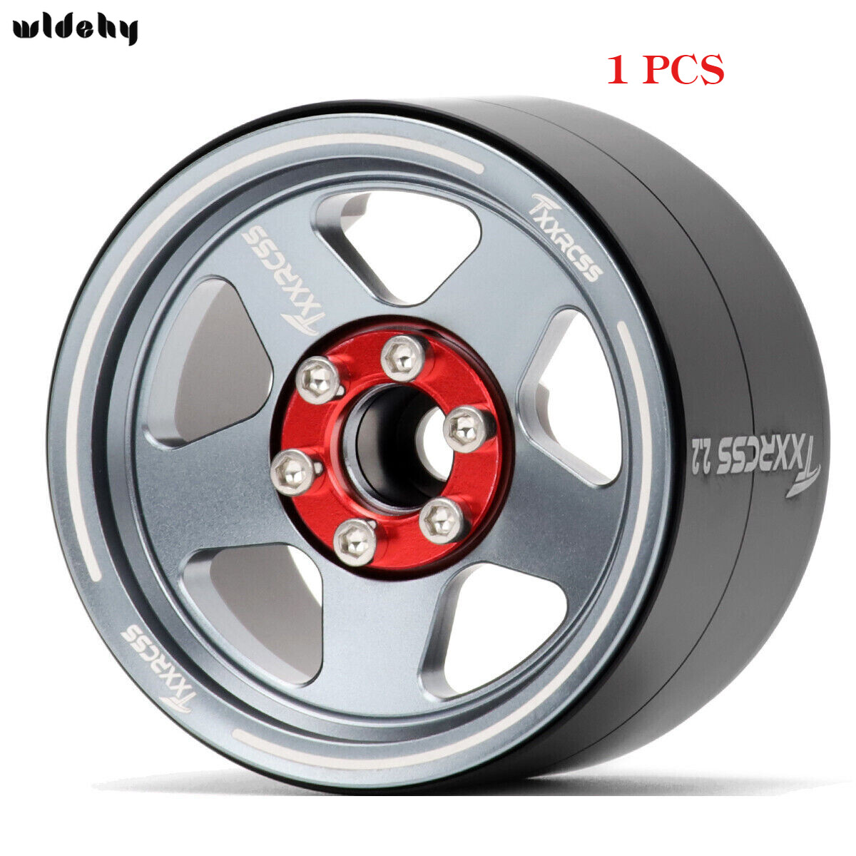 90046 1/10 RC用 RCカーホイール＆タイヤ 4本セット 黒色 並行輸入品