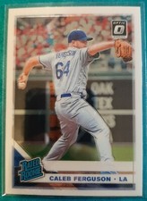 2019 DONRUSS OPTIC CALEB FERGUSON RATED ROOKIE #62 LOS ANGELES DODGERS