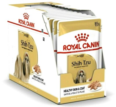 SHIH TZU POUCHES (85g x 12) Royal Canin Wet Dog Food rc