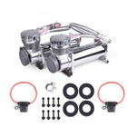 200 Psi Air Suspension Compressor 3/8 Npt For Heavy Duty Air Train Horn 2 Pcs