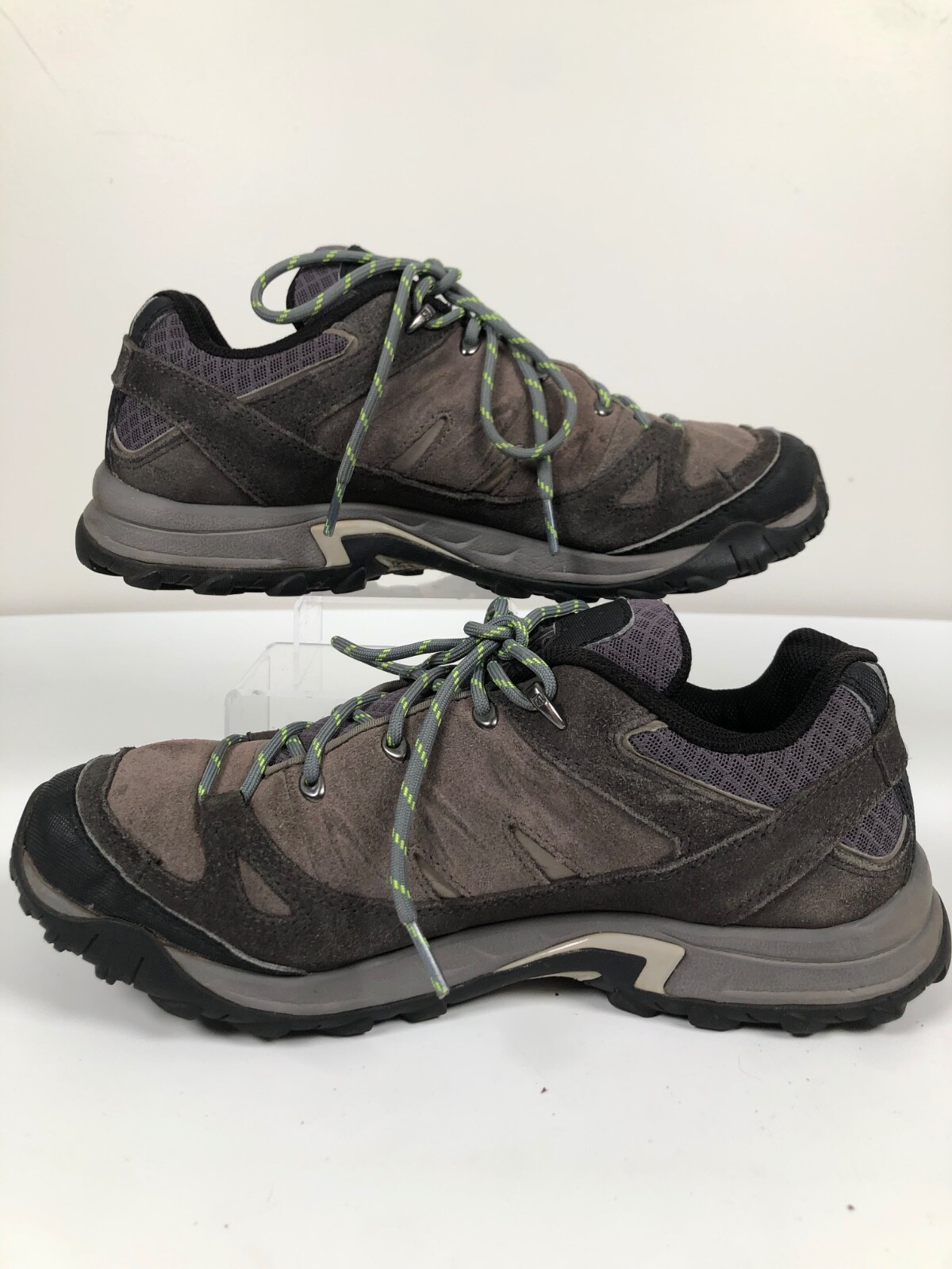 Scarpe da trekking Salomon uomo 9 42 2 3 in pelle scamosciata marrone