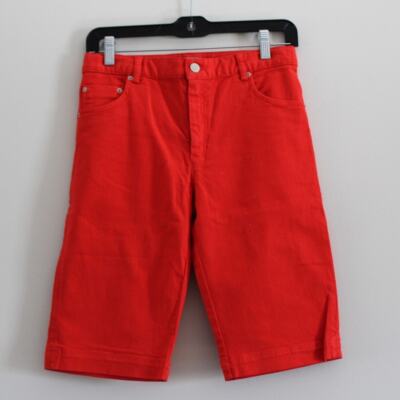 NWT Bonpoint Cooper Shorts Bright Red 11'' Inseam 12