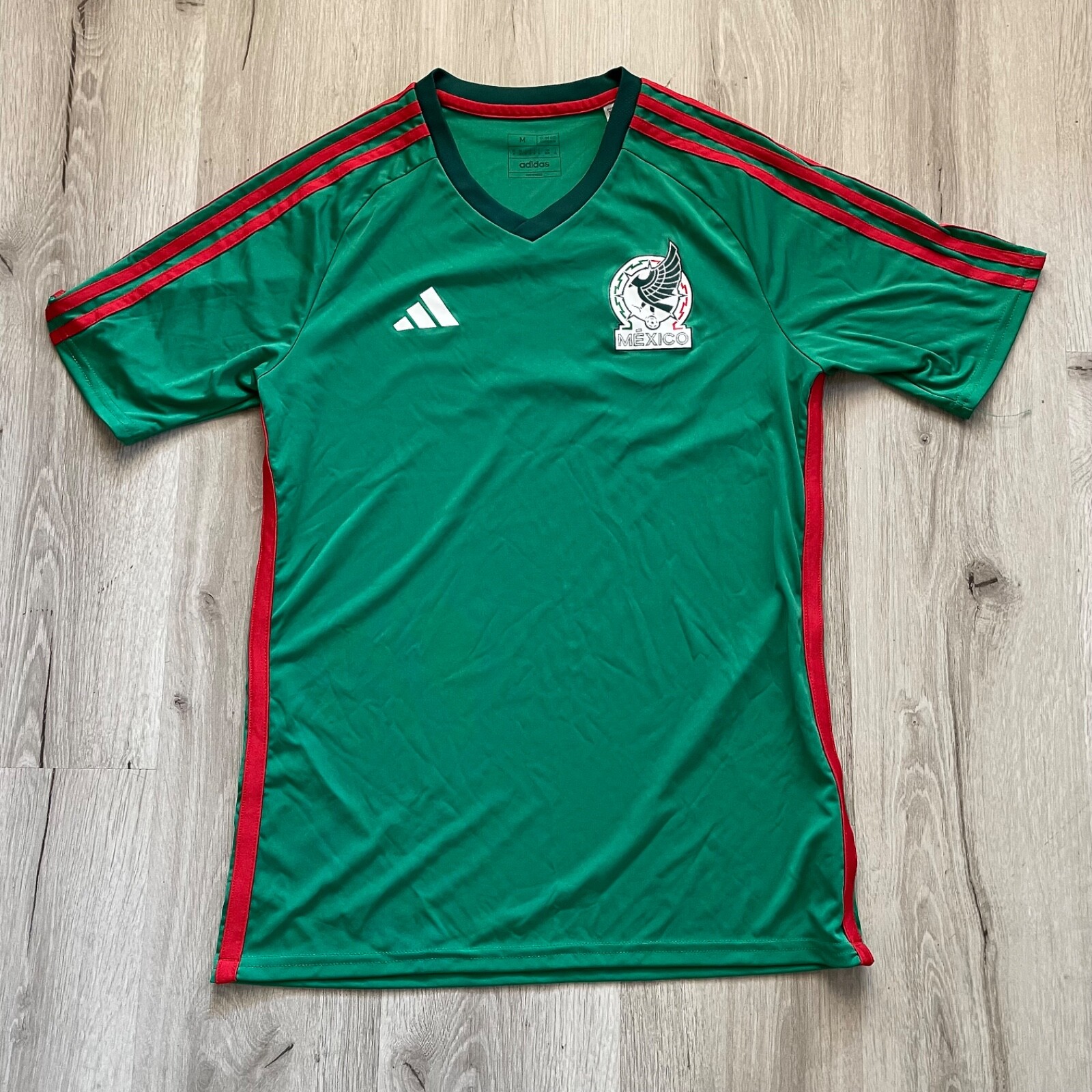 ADIDAS Mexico National Team Soccer Jersey Soccer Size Medium El TRi Slim Fit