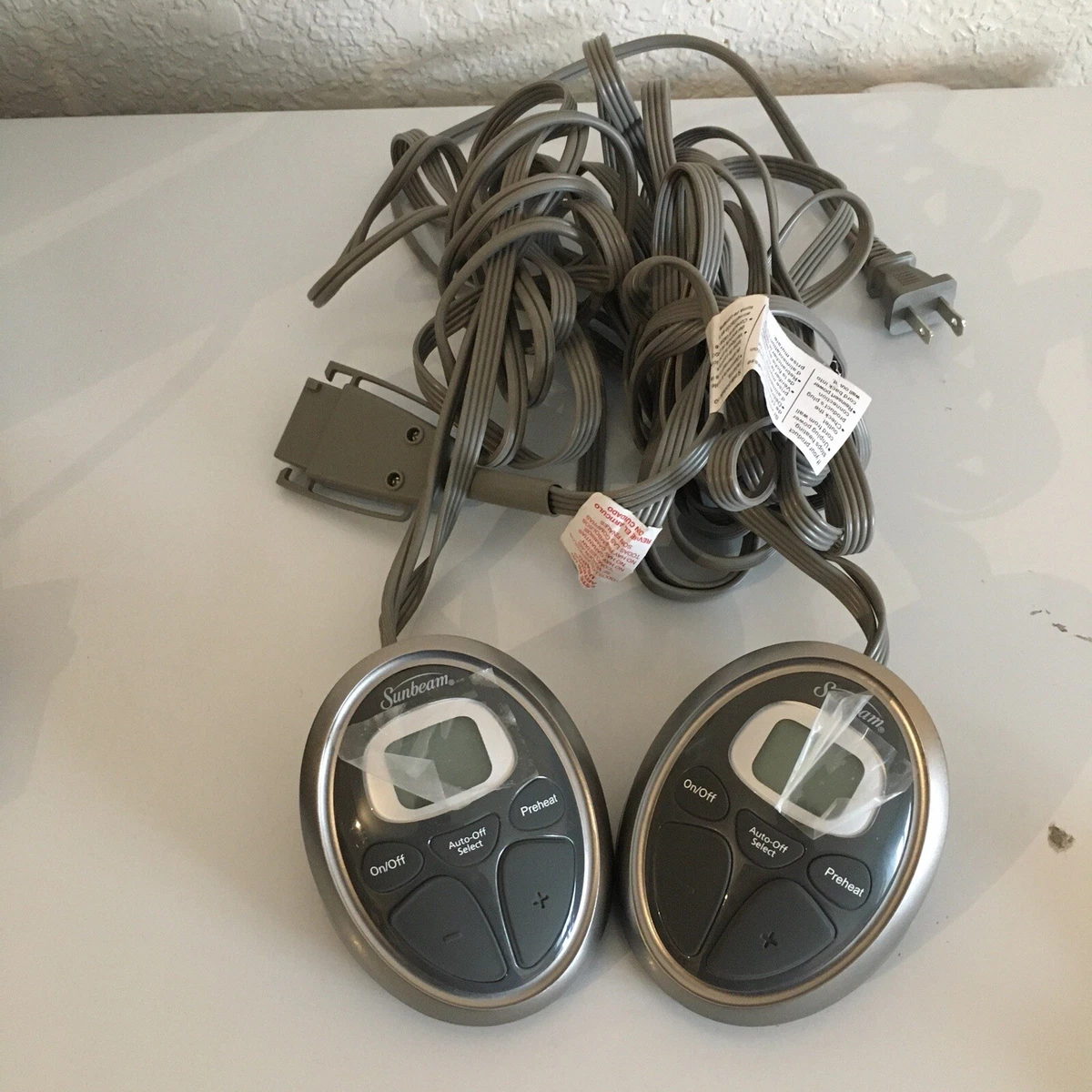 Sunbeam P85KQA Dual Electric Blanket Controller Genuine OEM | eBay