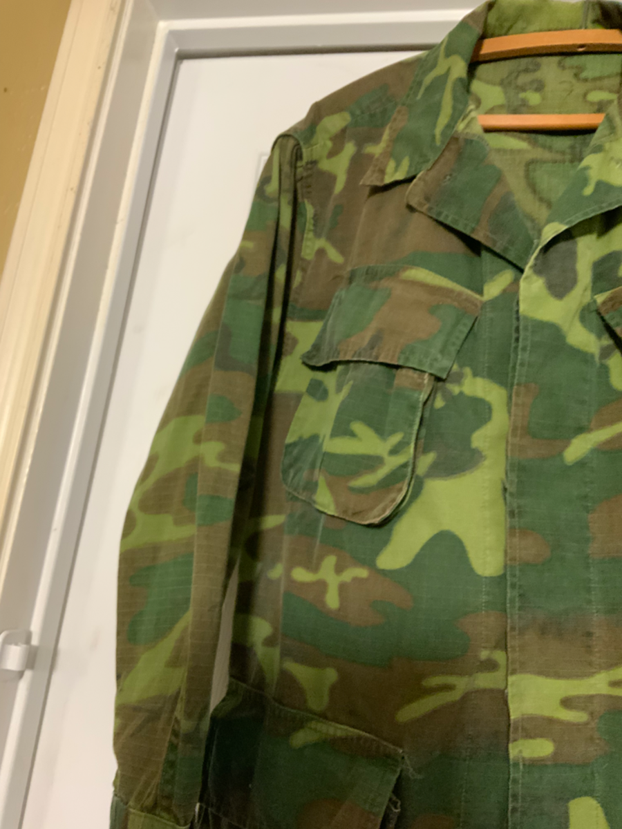 1969 ERDL Green Dominant Camouflage Man's Shirt/Jacket -ER2 | eBay