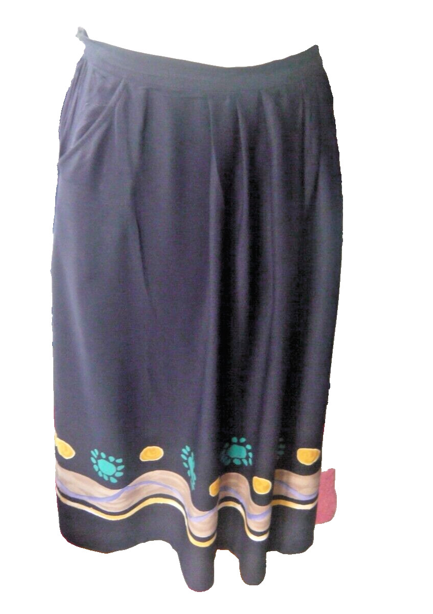 DAVID NIEPER  Navy/Multi Patterned Blouse Set UK … - image 6