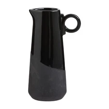 Mud Pie Black/White Bud Vase, Small
