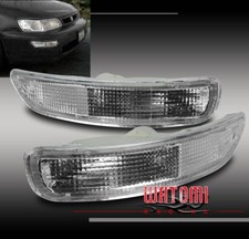 93-97 Toyota Corolla Front Bumper Lights Lamp Jdm Chrome Signal Parking 94 95 96