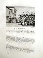 Engraving Fasts Of The French Nation - Pocket Cne Company Of Veterans 1745