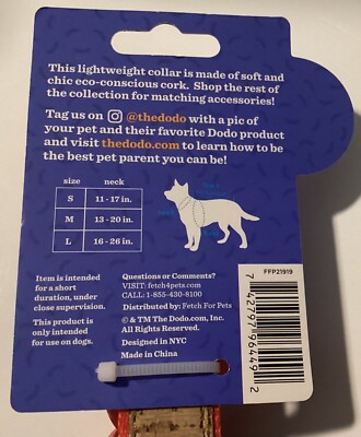 The dodo dog collar with matching bandanna