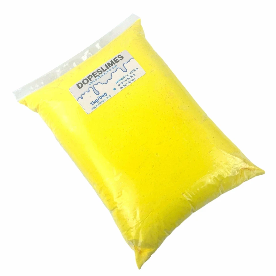 HUGE Yellow Soft Clay - 1 kg - Great For Butter Slime DIY - Изображение 3 из 3