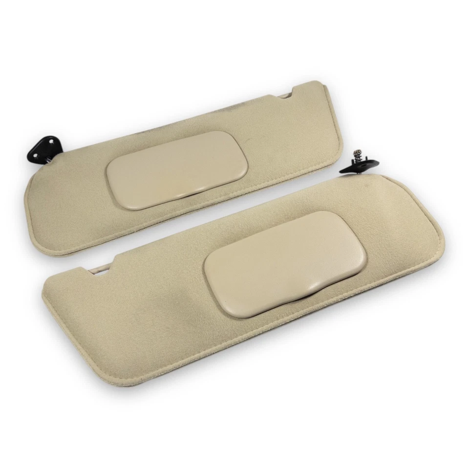 1989-2006 Ford Ranger Mazda B Series Driver & Passenger Side Sun Visor Pair - Image 3 of 4
