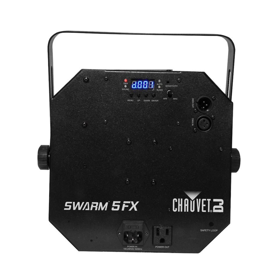 Chauvet DJ Swarm 5 FX 3-in-1 LED Effects Light Red & Green Lasers White Strobe - Image 4 of 4