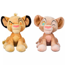 Disney Parks Simba and Nala Plush Set The Lion King 30th Anniversary 11" NWT