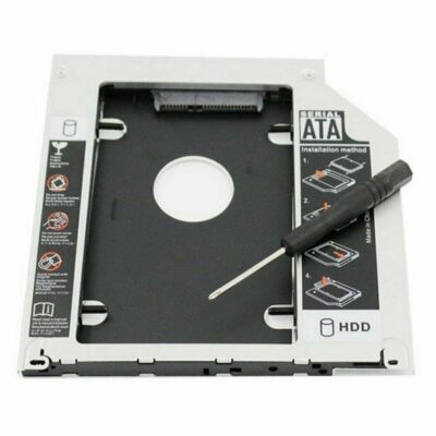 2nd 9,5 mm HDD SSD Festplattenrahmen für MacBook Pro 13/15/17 Zoll CD/DVD-ROM