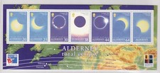 GB2086) Alderny 1999, Total Eclipse Minisheet MUH