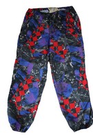 W) Sporthose Freizeithose Hose Schwarz Rot Blau Tolles Farbenspiel Weidner 44
