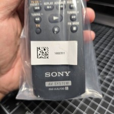 New Genuine OEM Sony RM-AAU130 AV System Receiver Remote Control NEW Unused BNIP
