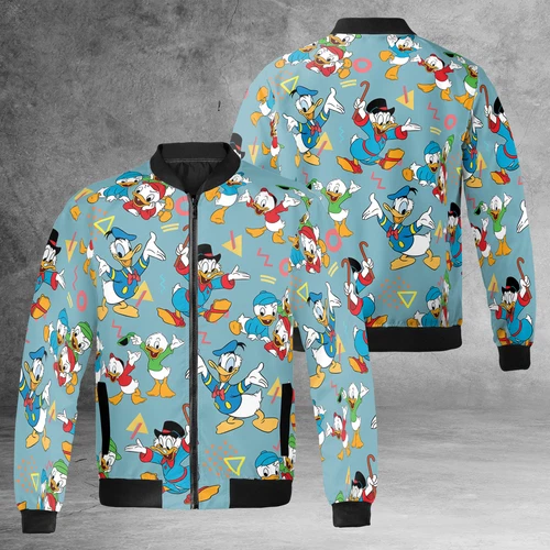 Ducktales Scrooge Mcduck Donald Huey Dewey Louie Duck Jacket