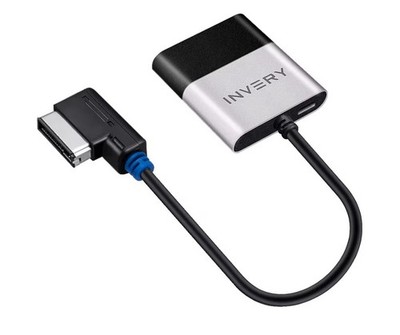 INVERY Airdual Bluetooth 5.0 aptX-HD Car Adapter Compatible for Audi MMI 3G AMI