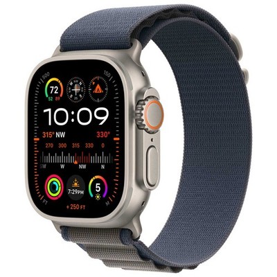 Alpine Loop Armband für  Apple Watch | 44/45/46/49 mm - Größe L - Blue
