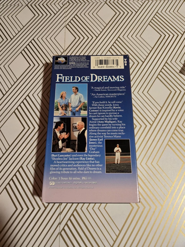 Field of Dreams (VHS, 1997) - Image 3 of 4