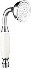 Victorian Style Brass Handheld Shower Head with Chrome Polish Finish