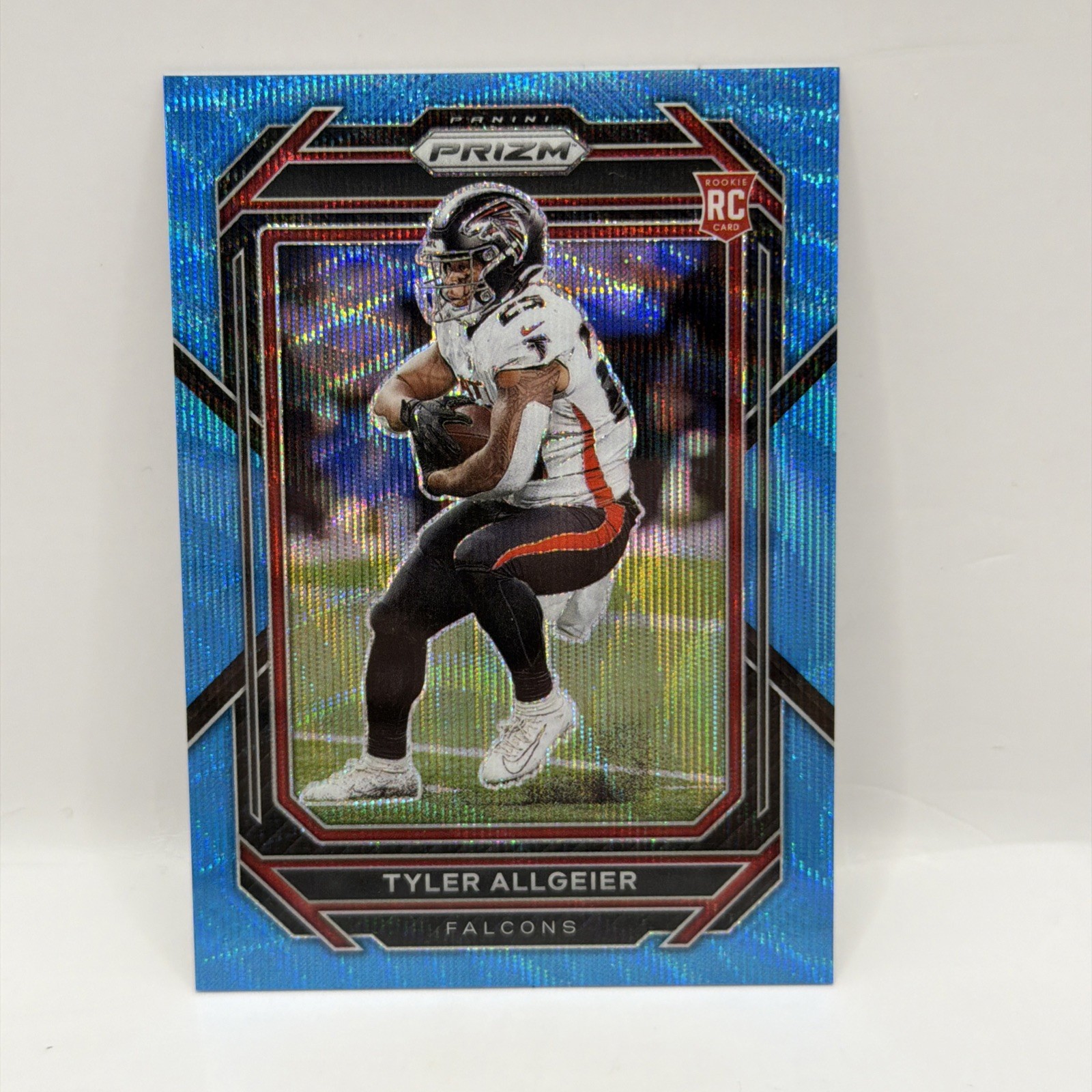 TYLER ALLGEIER 2022 PRIZM BLUE WAVE PRIZM ROOKIE RC #344 /199 FALCONS