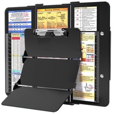 Nursing Clipboard Foldable, Foldable Clip Board w/Nursing Edition Cheat Chart...