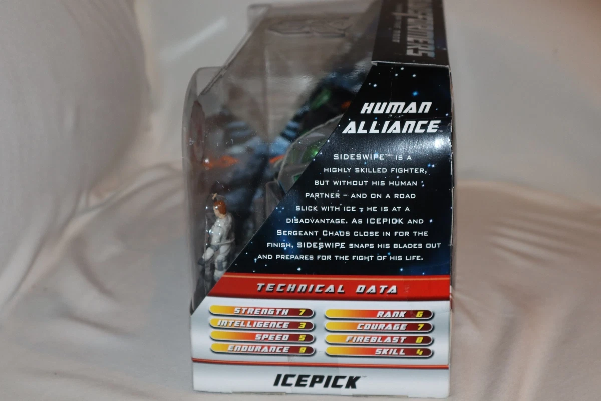Transformers Dark Of The Moon Human Alliance SIDESWIPE Sgt CHAOS ICEPICK Kmart