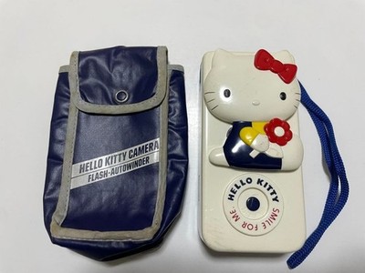 [RARE Not Working] SANRIO Hello Kitty Film Camera Fujifilm White 1980 Vintage