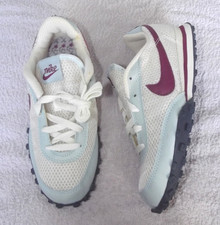 Nike Waffle Racer, crema/blu bambino, scarpe da ginnastica/sneakers basse in nylon, adulto UK 4