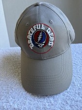 Grateful Dead Embroiderd Steal Your Face Grey Cap