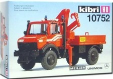Kibri 10752 H0 - Unimog Truck with Crane Red