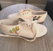 Vintage Looney Tunes Tweety Bird / Sylvester Women s Keds Shoes - Size 5