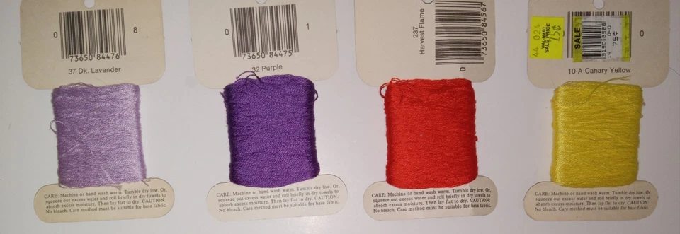 Lot of 23 ~ JP Coats ~"Loop Embroidery Floss" 100% Cotton ~ 50 Yds ~ Made In USA - Image 2 of 4