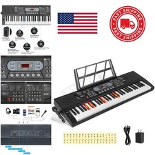 Keyboard Piano with Lighted Keys for Beginners 61 Key Electronic Music Keyboard
