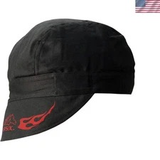 Elegant 100% Cotton Welding Cap & Doo Rag - Double Layer for Ultimate Protection