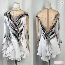 ice figure skating competition dress Gymnastics costume dance Dress dyeing