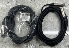 2 XLR Male to XLR Female Microphone Cable 20 Foot New Read