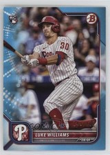 2022 Bowman Sky Blue Border /499 Luke Williams #11 uk2