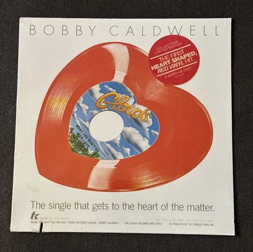 BOBBY CALDWELL ~ WHAT YOU WON’T DO FOR LOVE ~ HEART SHAPED RED VINYL ~ SEALED