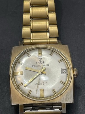 Meister Anker Men's Wristwatch Really Loo Sharp 100% Waterproof Looks New 1960's